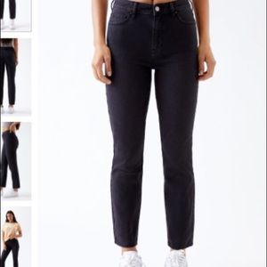 PACSUN SOFT BLACK MOM JEANS